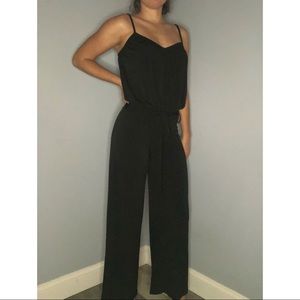Simple Black Jumpsuit